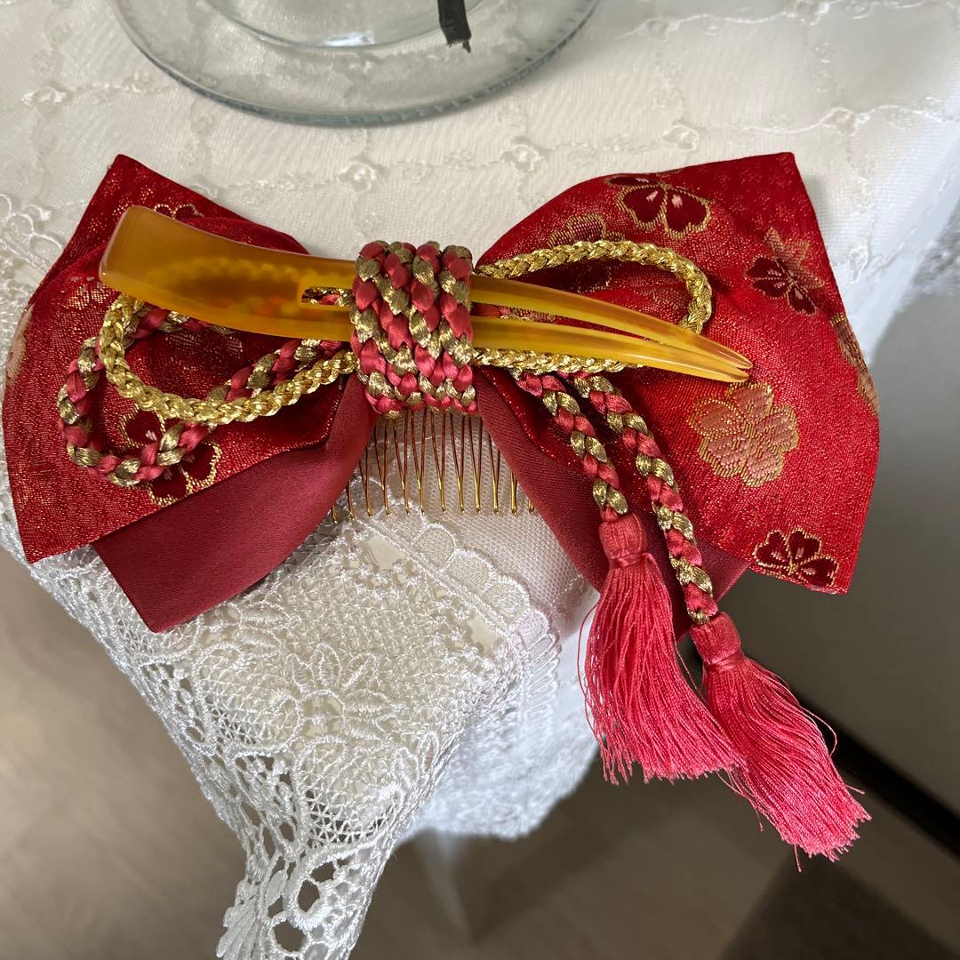 アリサナ袴セット 150 着物コスプレ髪飾りおまけ