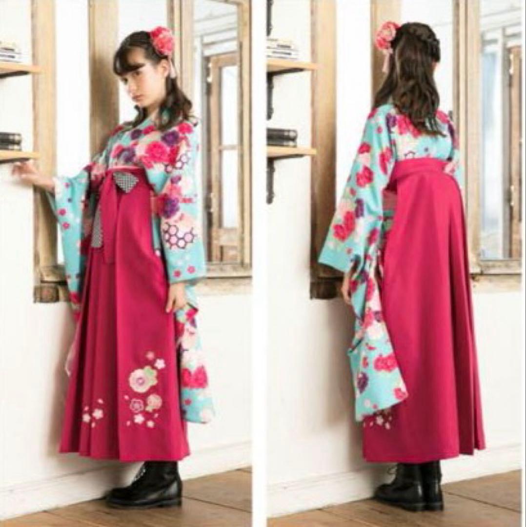 アリサナ袴セット 150 着物コスプレ髪飾りおまけ