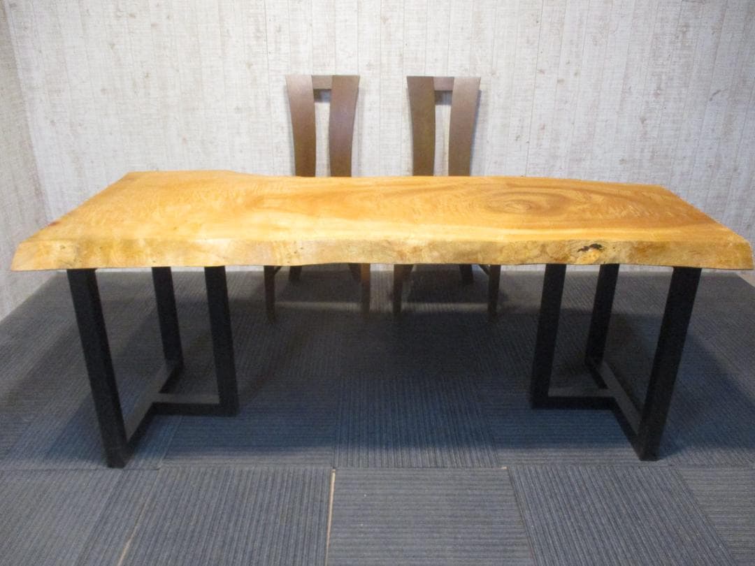 ＃1619■　楠　クス　テーブル　ローテーブル　ダイニング　座卓　一枚板　天板