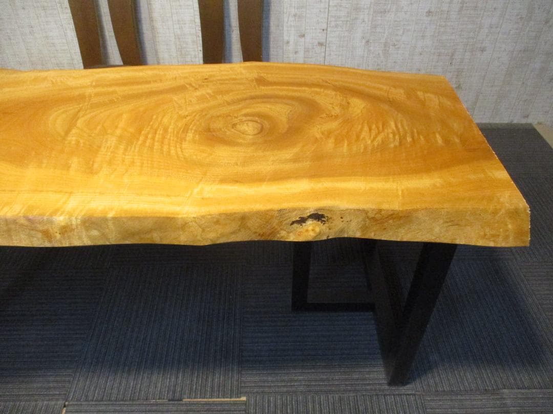 ＃1619■　楠　クス　テーブル　ローテーブル　ダイニング　座卓　一枚板　天板