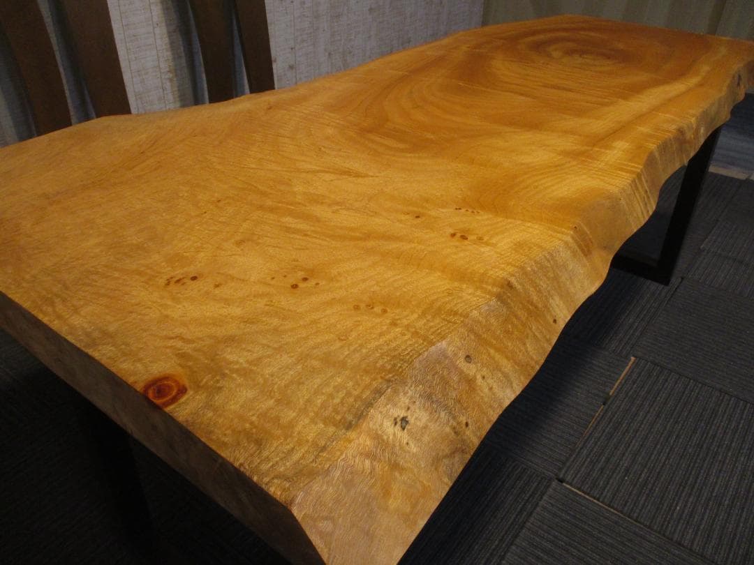 ＃1619■　楠　クス　テーブル　ローテーブル　ダイニング　座卓　一枚板　天板