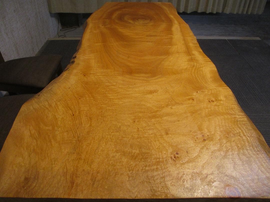＃1619■　楠　クス　テーブル　ローテーブル　ダイニング　座卓　一枚板　天板