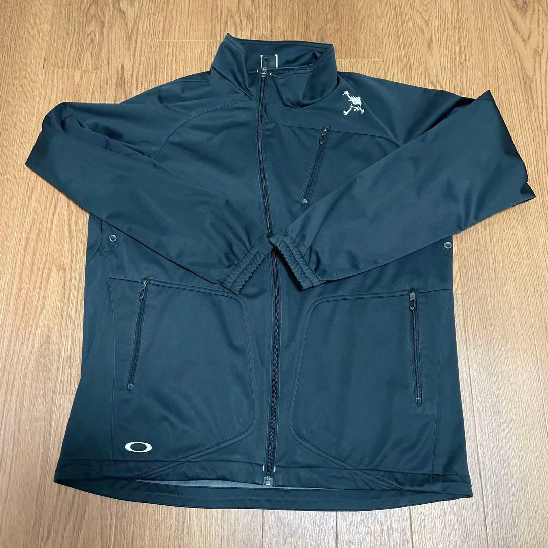 美品 Oakley ゴルフウェア スカル セットアップ フルジップジャケット