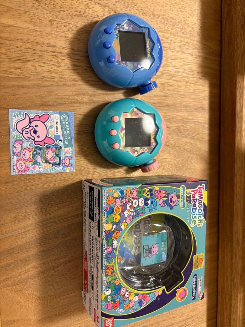 たまごっちパラダイス 中古 2台セット（フォレスト／ブルー）