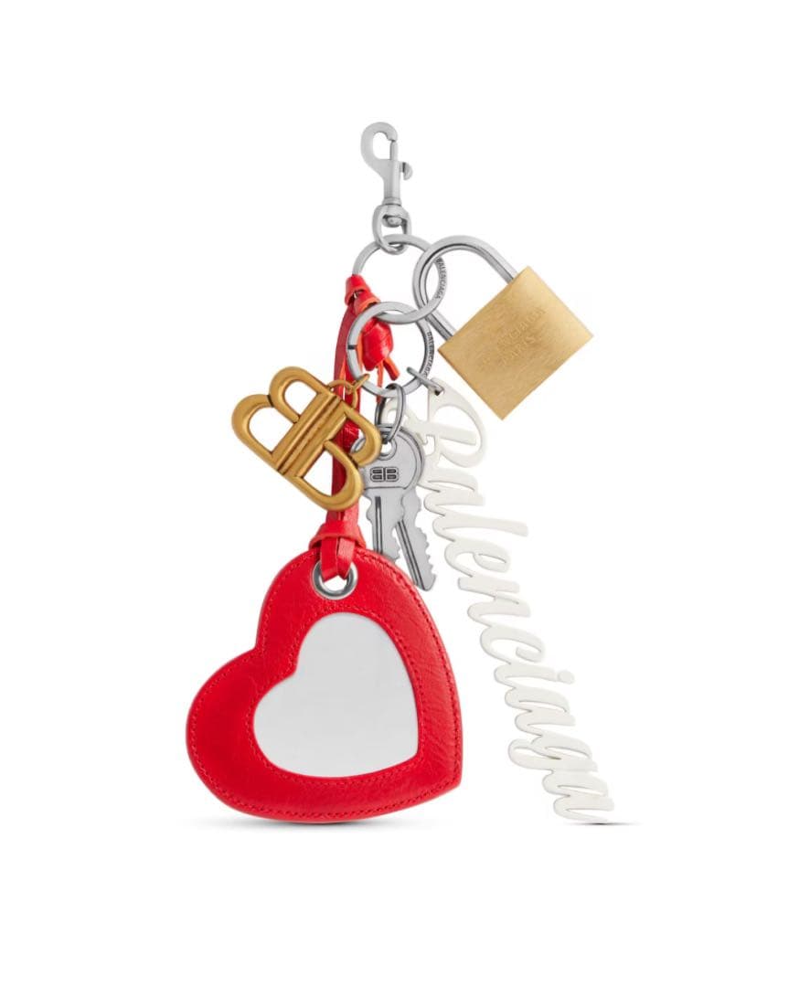 BALENCIAGA PALOMA キーリング マルチカラー　ハート