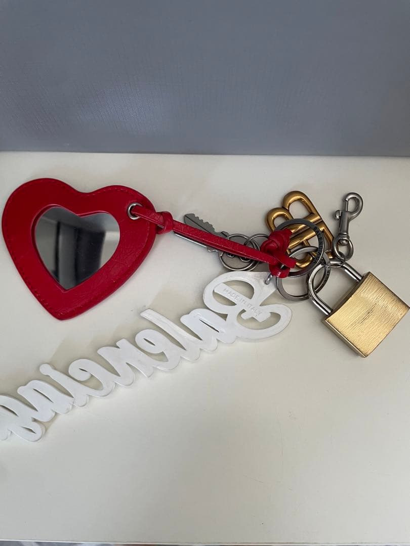 BALENCIAGA PALOMA キーリング マルチカラー　ハート