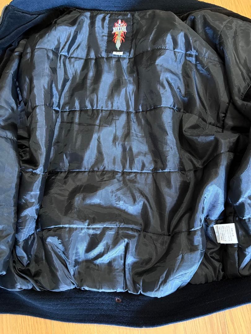 【古着】ベロア スカジャン / 鷹 ドラゴン刺繍