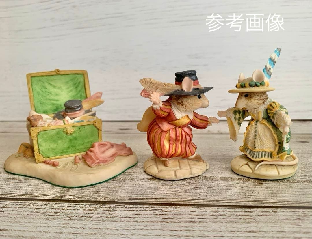 おもちゃ箱 のばらの村のものがたり ブランブリーヘッジ フィギュリン 置物