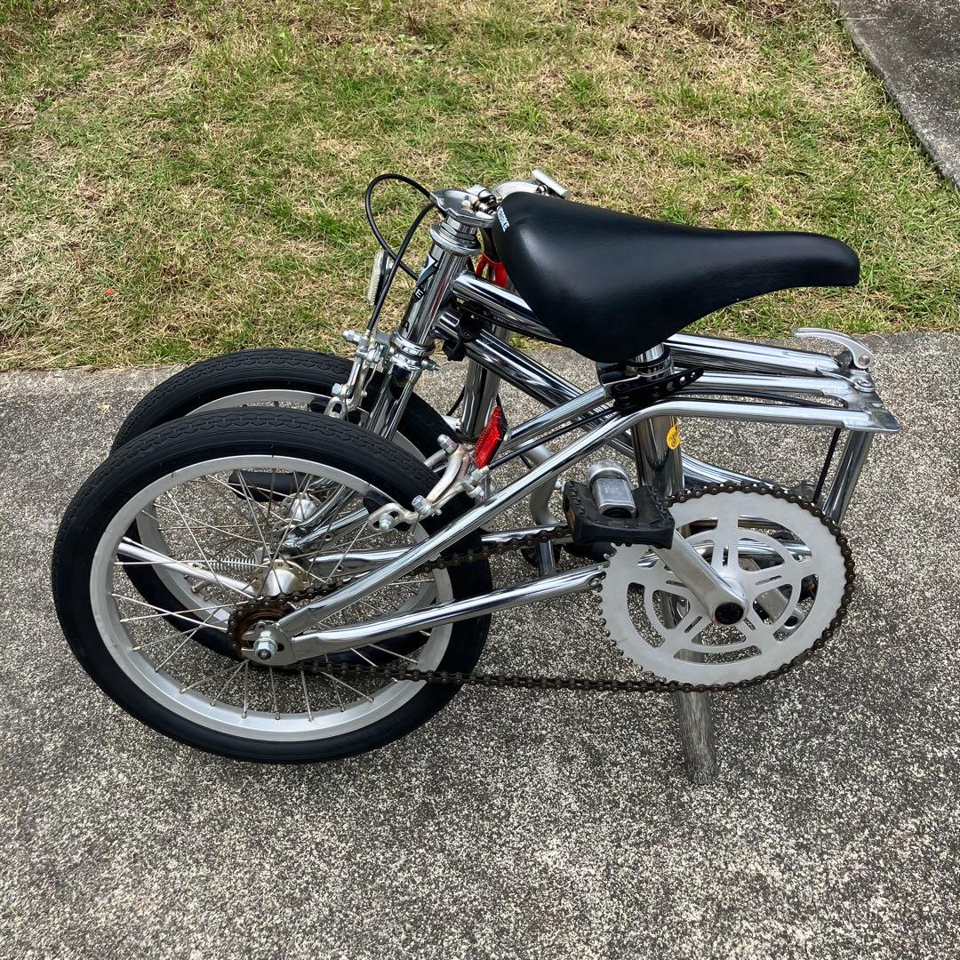 【レア】KIRA社　neo bike フルメッキ　折りたたみ自転車　台湾