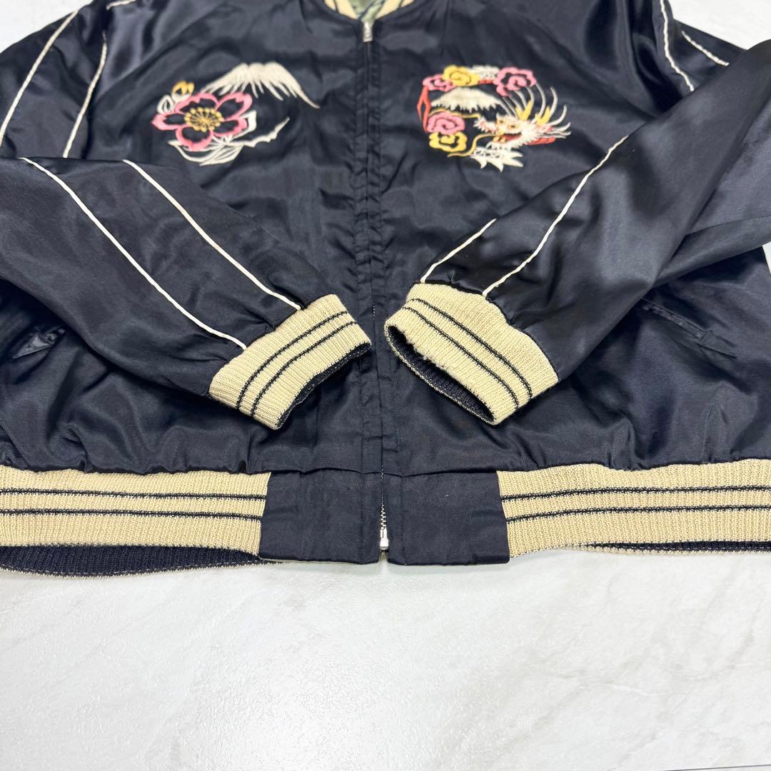 テーラー東洋 リバーシブル スカジャン 舞妓×日本地図 TT10841 Mサイズ