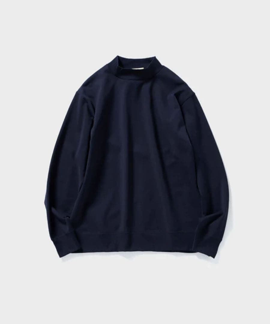 【新品未使用】cantate モックネック ロンT ネイビー サイズ48