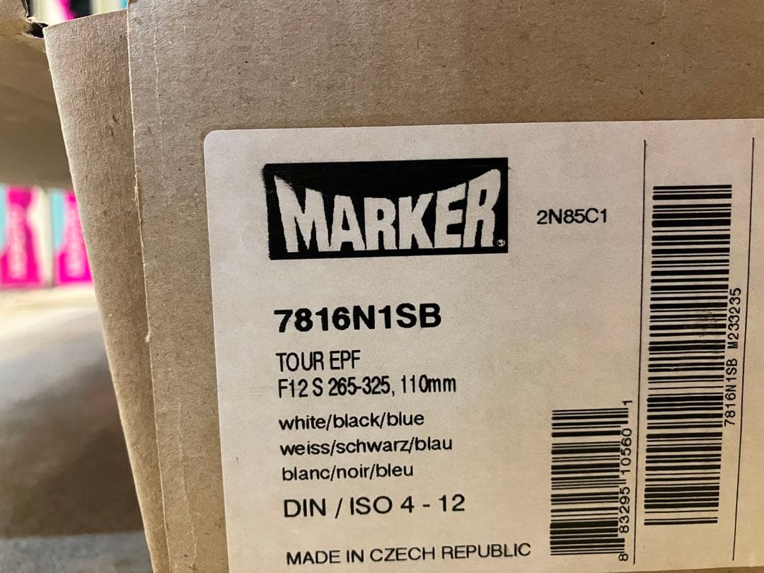 新品未使用MARKER TOUR EPF F12ビンディング 265-325mm