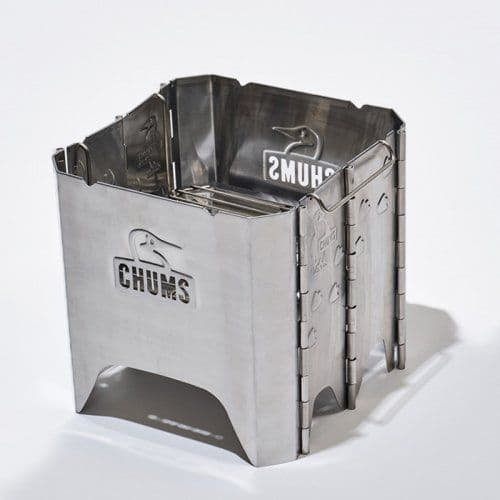 【新品未開封】CHUMS ブービーフェイスフォールディングファイヤーピットL