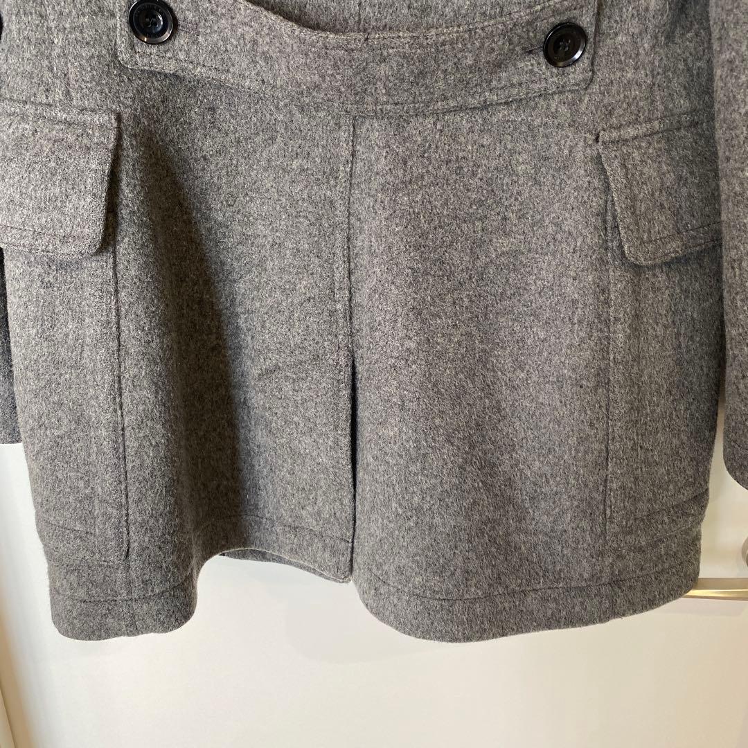 【BURBERRY BRIT】ダッフルコート 36 グレー