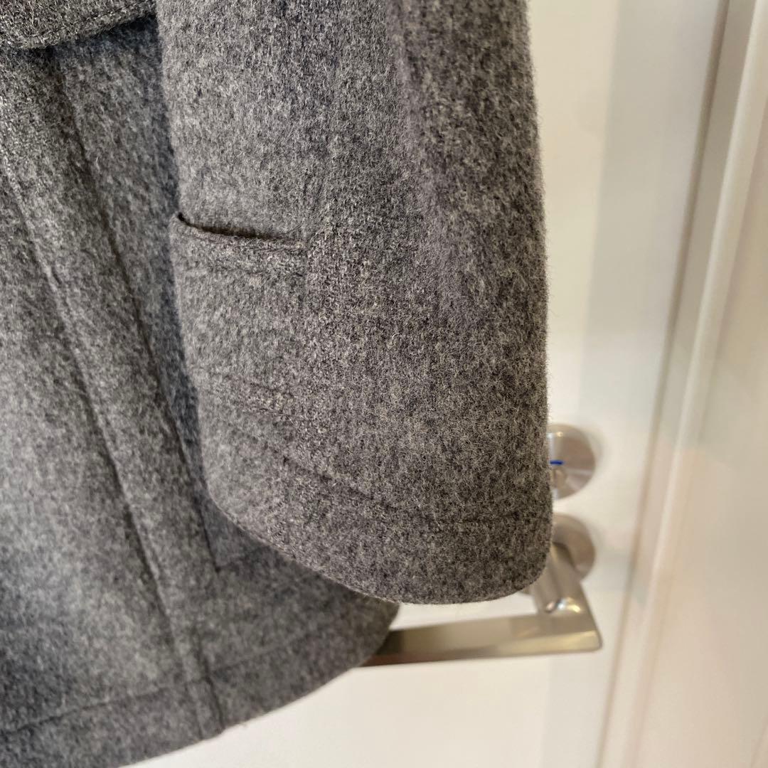 【BURBERRY BRIT】ダッフルコート 36 グレー