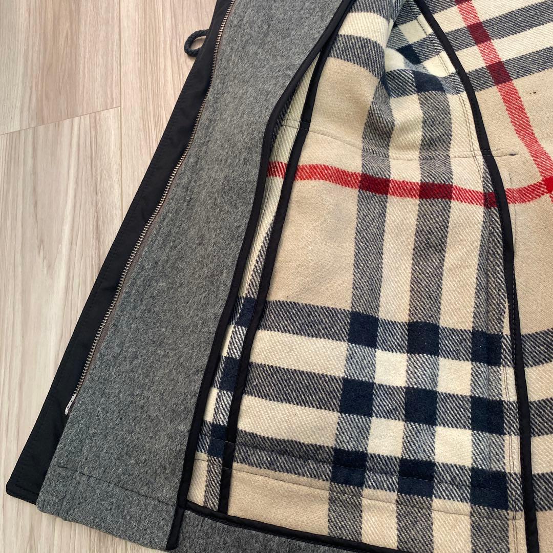 【BURBERRY BRIT】ダッフルコート 36 グレー