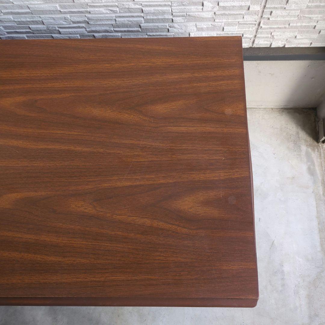 USヴィンテージ♦木製 テレビボード 米軍 ブラウン 60×102×48