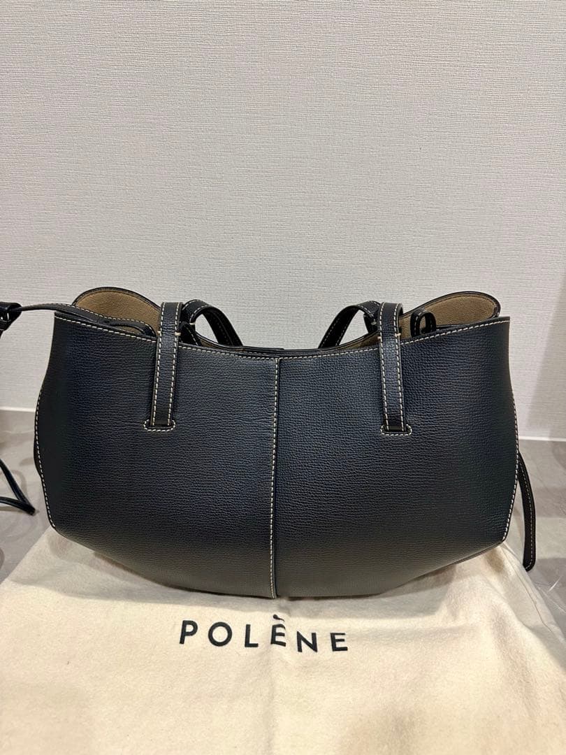 POLÈNE ブラック トートバッグ