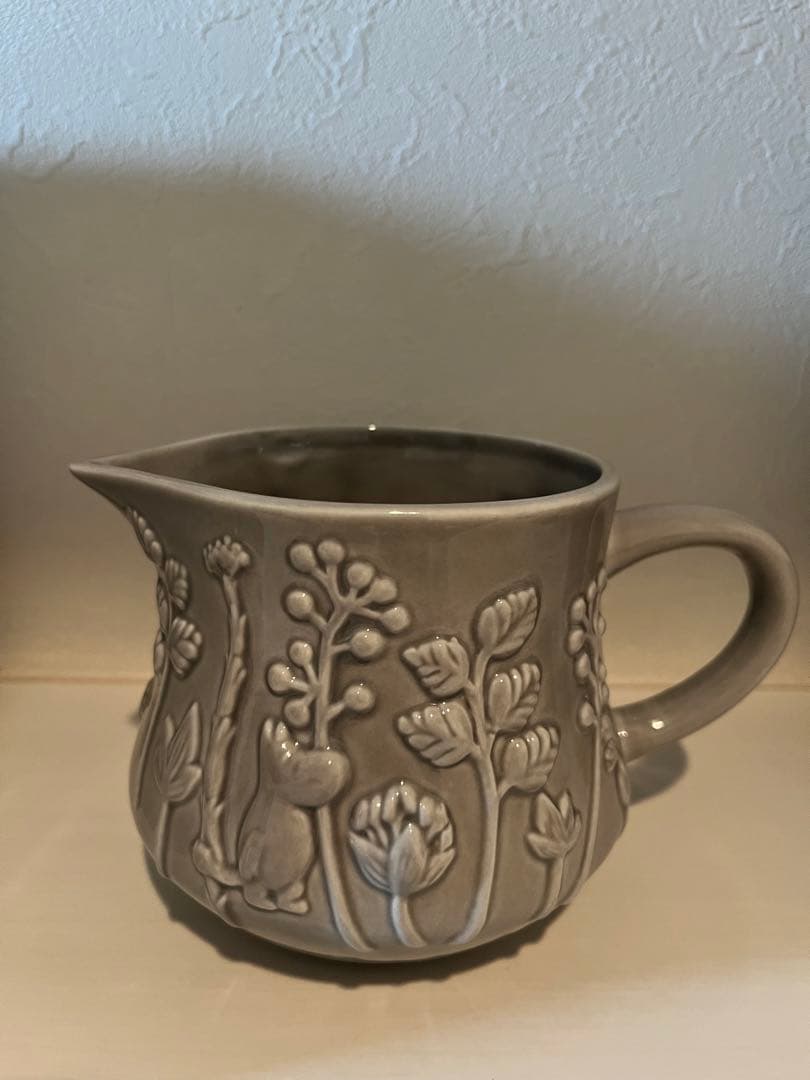 完売品★Flora Moomin ムーミン ジャグ ピッチャー グレー