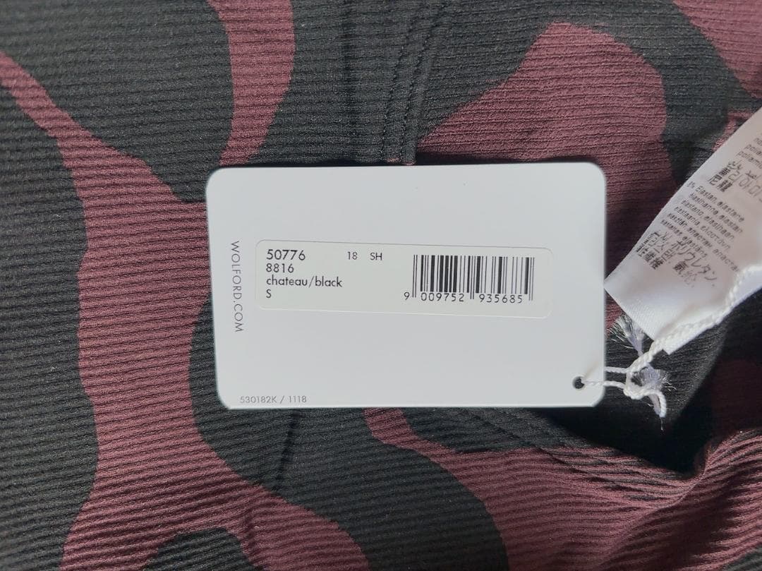 M（S)★Wolford,ウォルフォード　LEO　長袖ワンピース