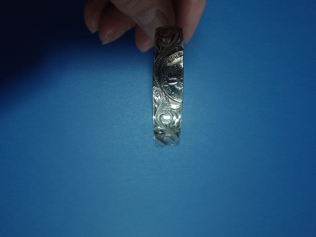 マキシ バングル シルバー Maxi ハワイアンジュエリー マーキュリー