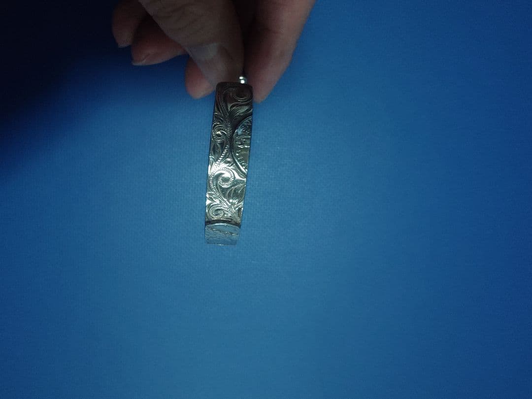 マキシ バングル シルバー Maxi ハワイアンジュエリー マーキュリー