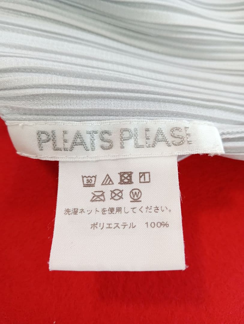 グレー プリーツ 半袖シャツ