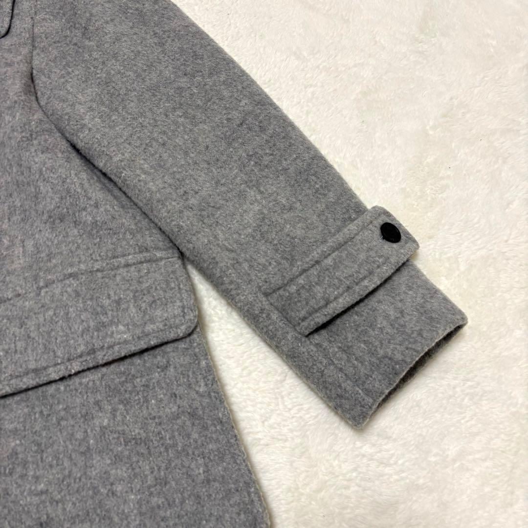 Aquascutum アクアスキュータム 現行タグ ダッフルコート M グレー