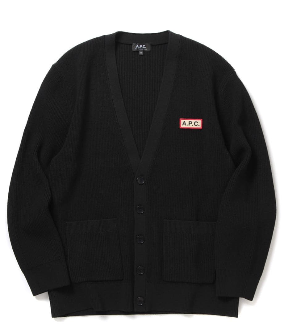 A.P.C. ブラックカーディガン