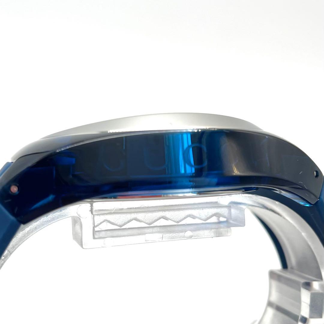 GUCCI SYNC シンク ラバーベルト ユニセックス ウォッチ ブルー 青