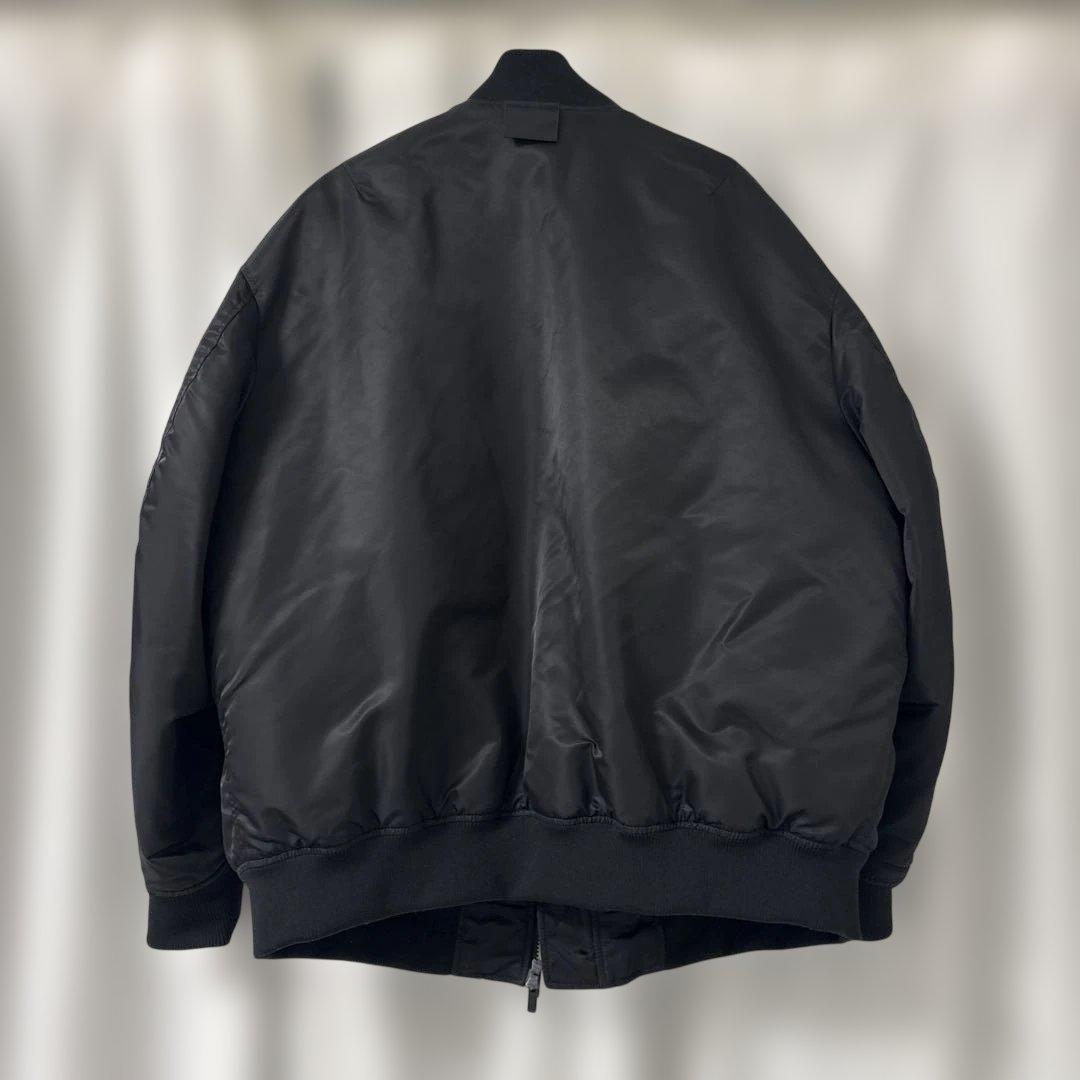 激レアサイズ　黒　ジルサンダー　+J ハイブリッドダウンオーバーサイズMA-1