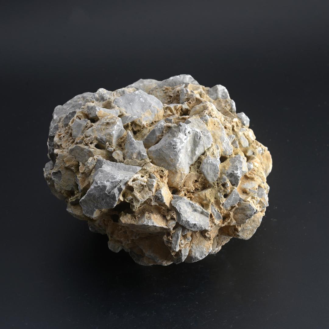 さざれ石（石灰質角礫岩 W22.5cm/D21.4cm/H14.8cm）081