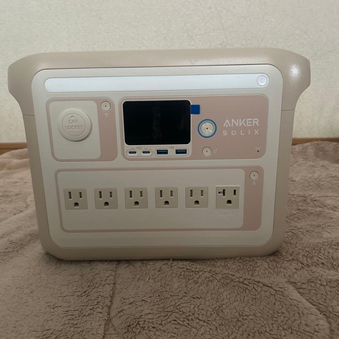 アンカーポータブル電源Anker Solix C1000 1057Wh ベージュ