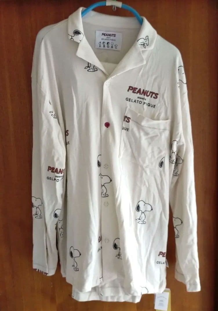 八咫烏！ジェラート ピケ　レディース スヌーピー柄　パジャマ上下