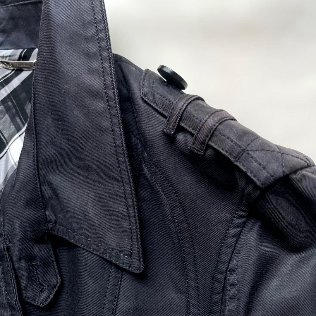 DOLCE&GABBANA ドルチェ＆ガッバーナ トレンチコート サイズ50黒