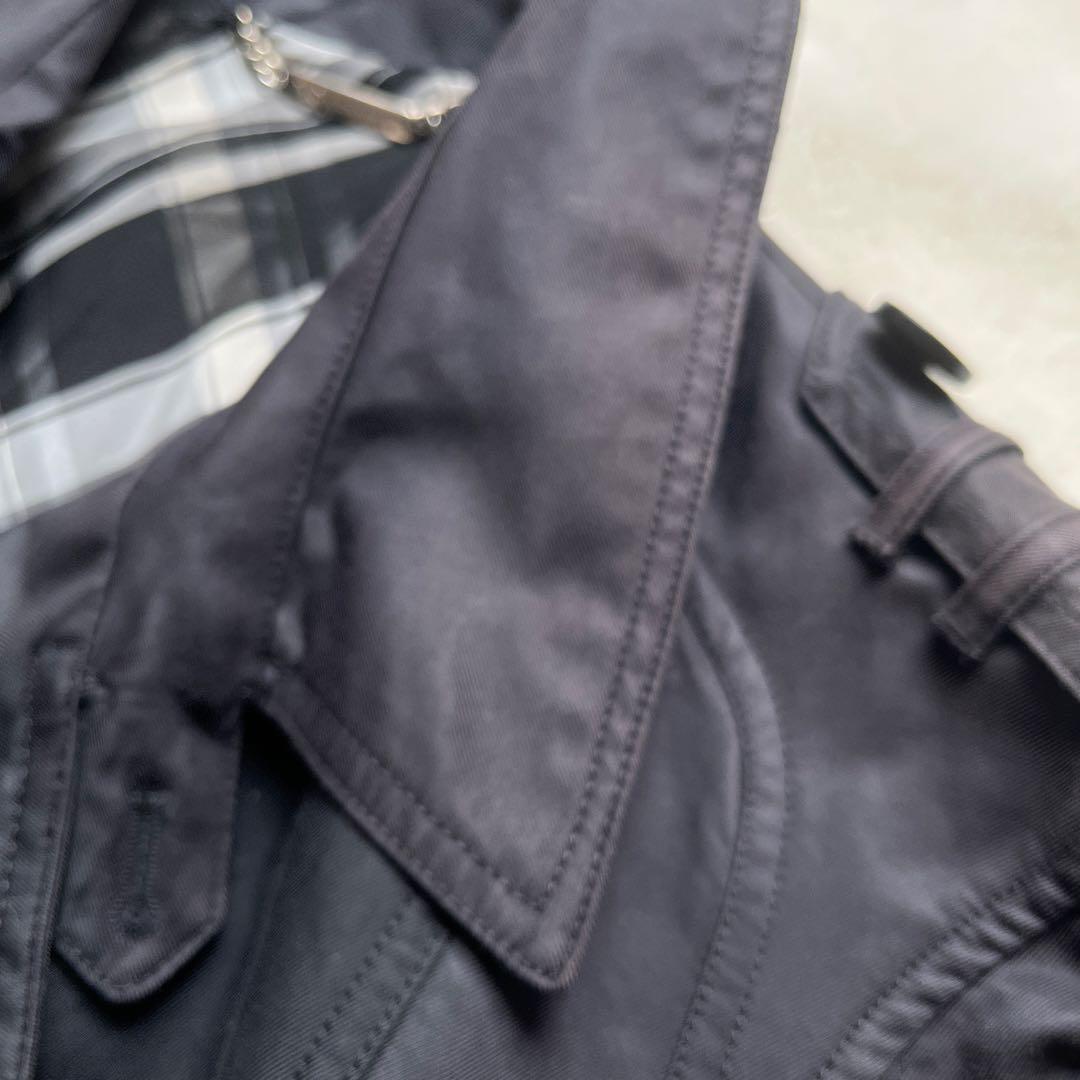 DOLCE&GABBANA ドルチェ＆ガッバーナ トレンチコート サイズ50黒