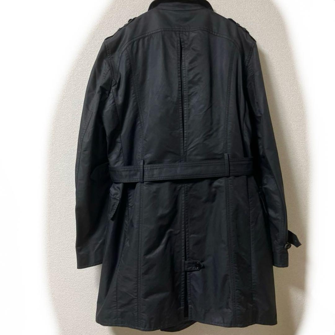 DOLCE&GABBANA ドルチェ＆ガッバーナ トレンチコート サイズ50黒
