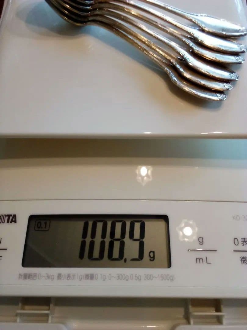 フランス シルバーティースプーン ６本セット アンティーク