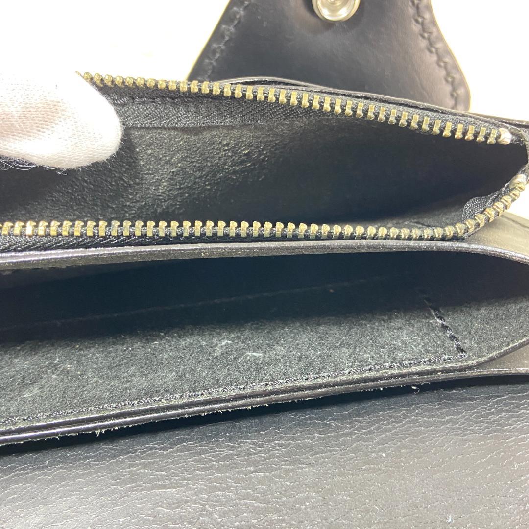 バイカーズウォレット　 レザー　長財布　本革　カーヴィング　コンチョ　ターコイズ