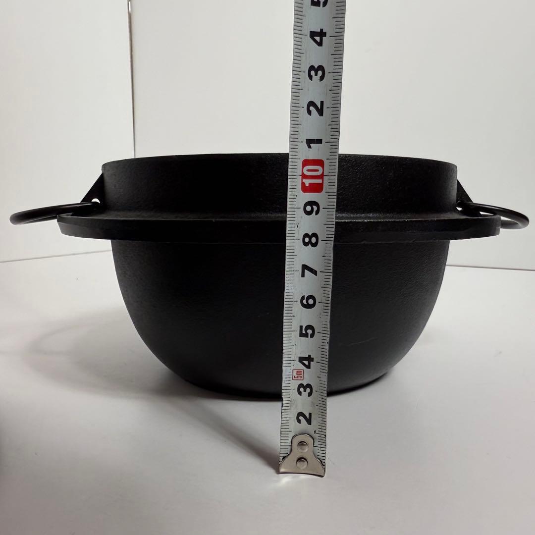 未使用品　南部鐵器の岩鋳　ご飯鍋　3合炊