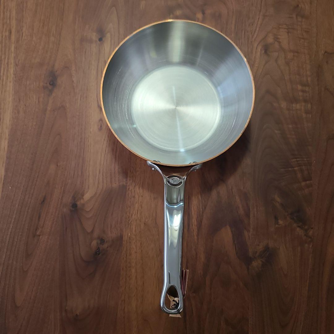 【ブラックフライデー】フランス製deBuyerIH対応20センチ銅ソテーパン蓋付