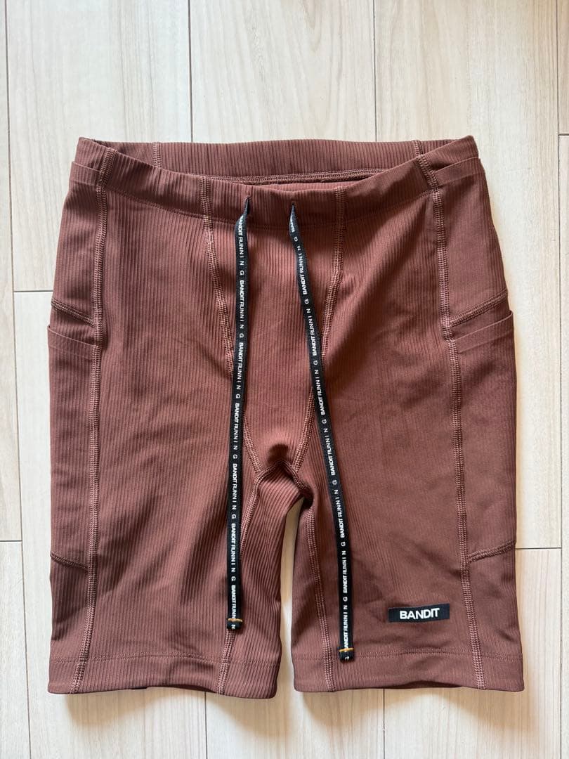 BANDIT RUNNING リブ編みスパッツ Sサイズ