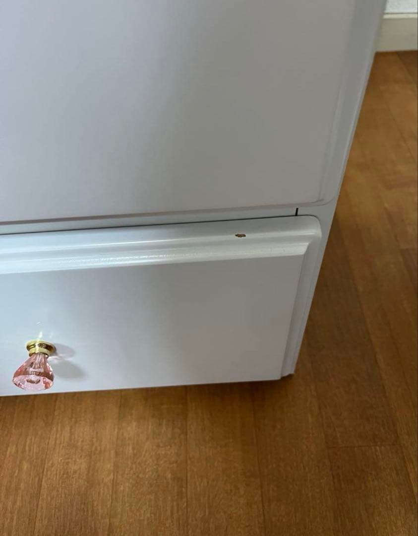 Anna様　ニトリ　ハイチェスト(TA75WH 取っ手ピンク) 日本製　ホワイト