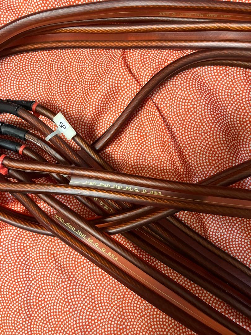 スピーカーケーブル　van den hul M.C.D 352 ペアセット