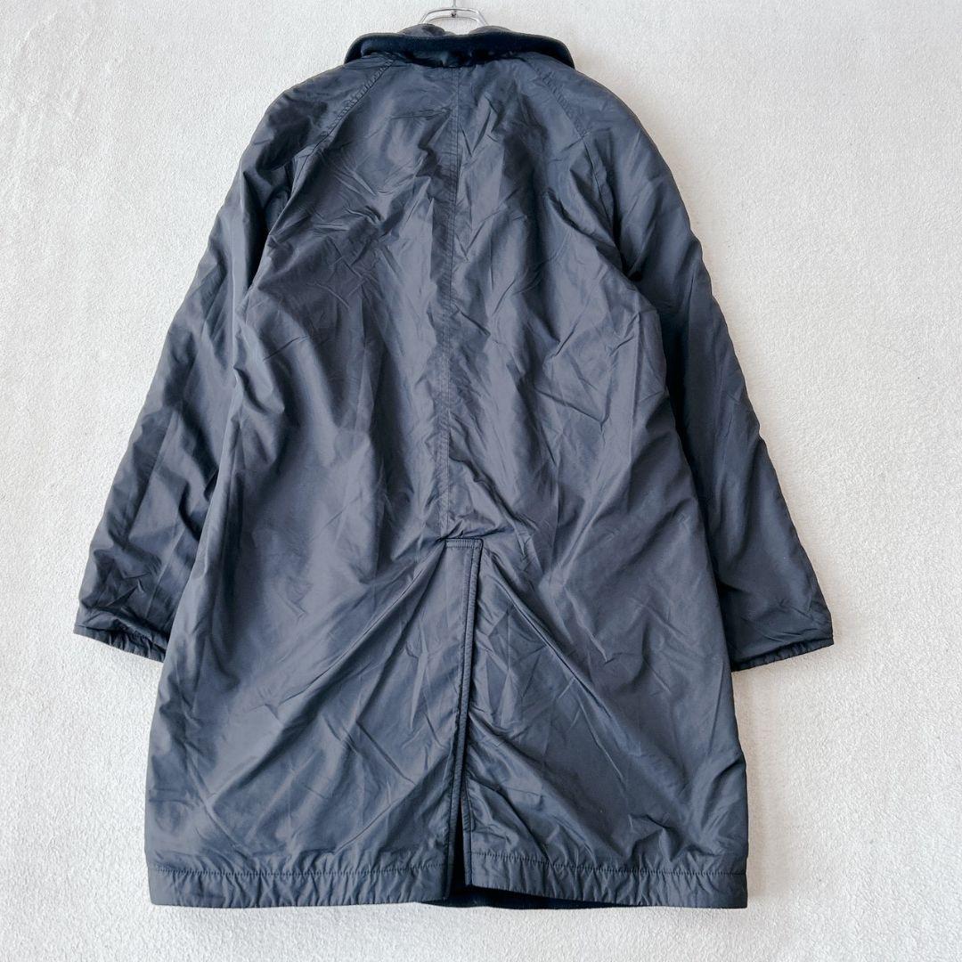 トゥモローランド ピルグリム リバーシブル ステンカラーコート ネイビー 紺