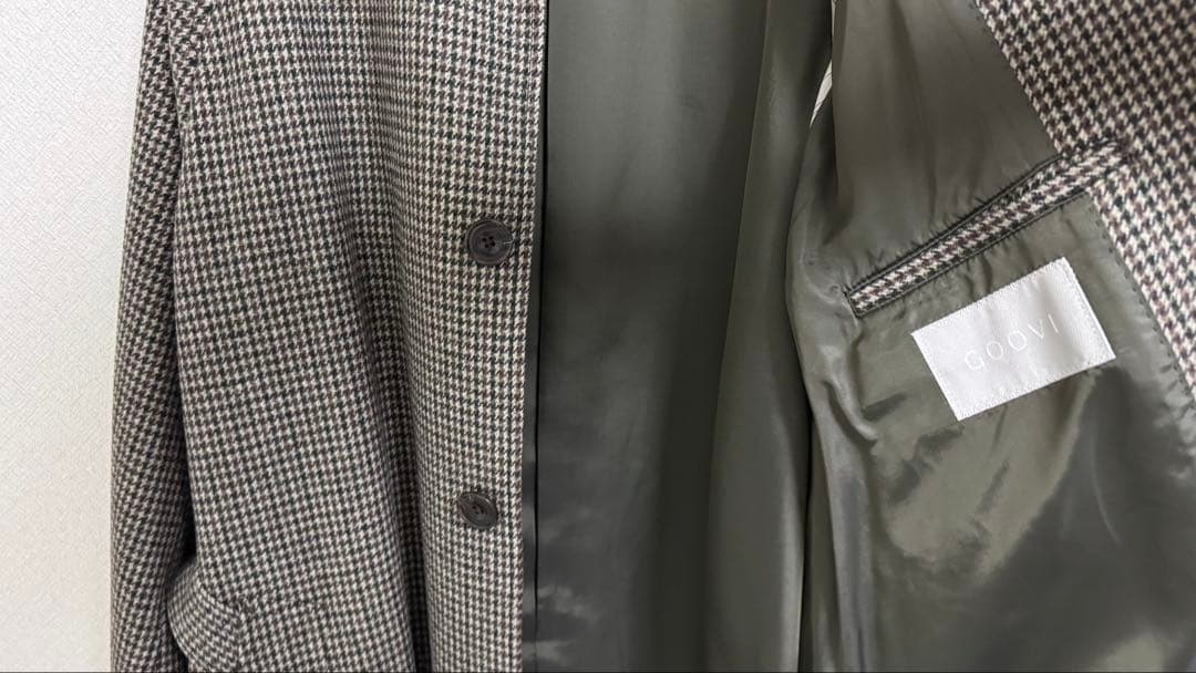 GOOVI ステンカラーコート バルマカーンコート