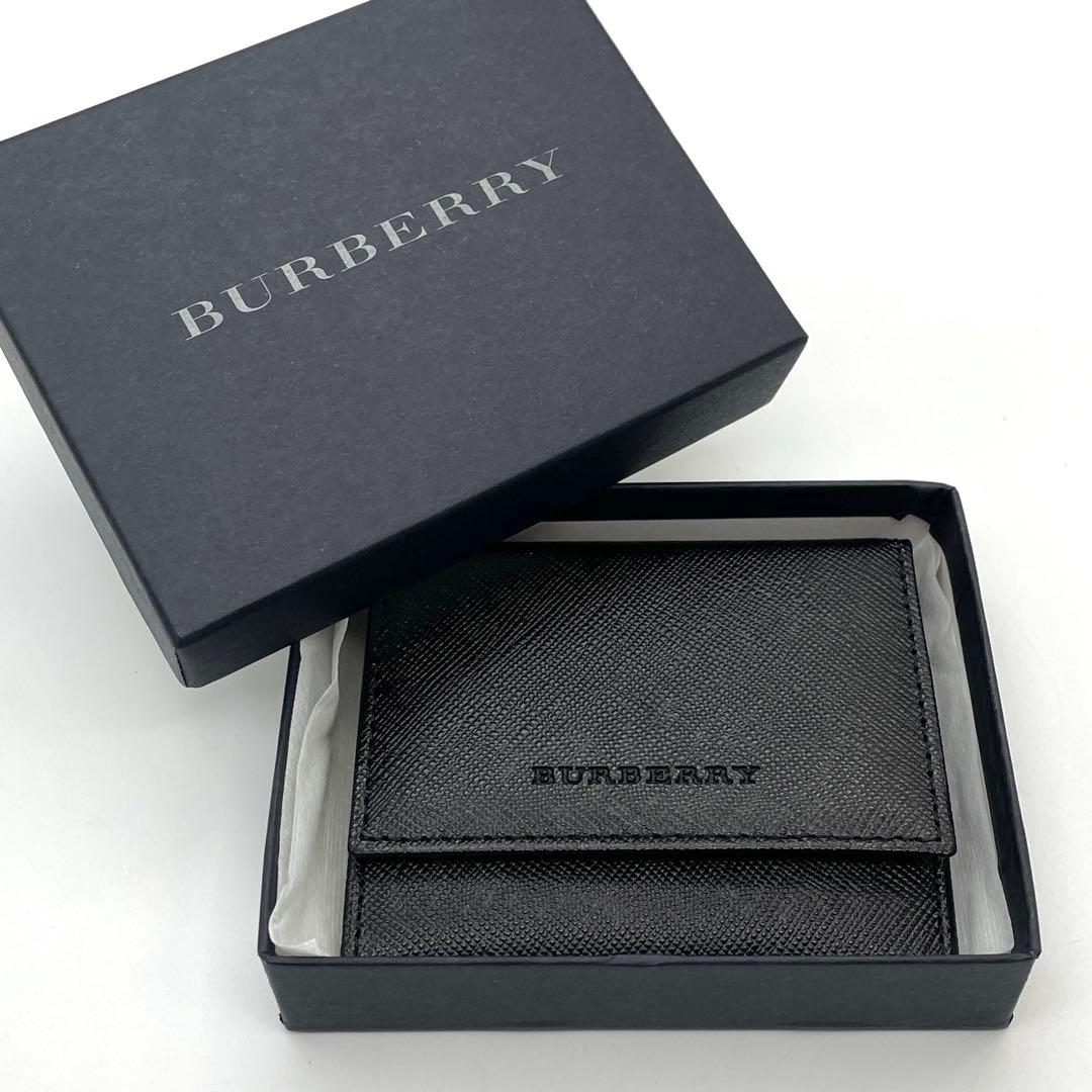 【未使用品】バーバリー　裏地にノバチェックがちらり　レザー　ケース