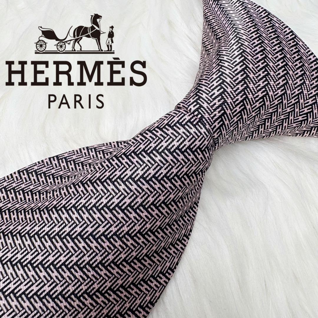 極美品 HERMES エルメス ネクタイ ブランドネクタイ uj9