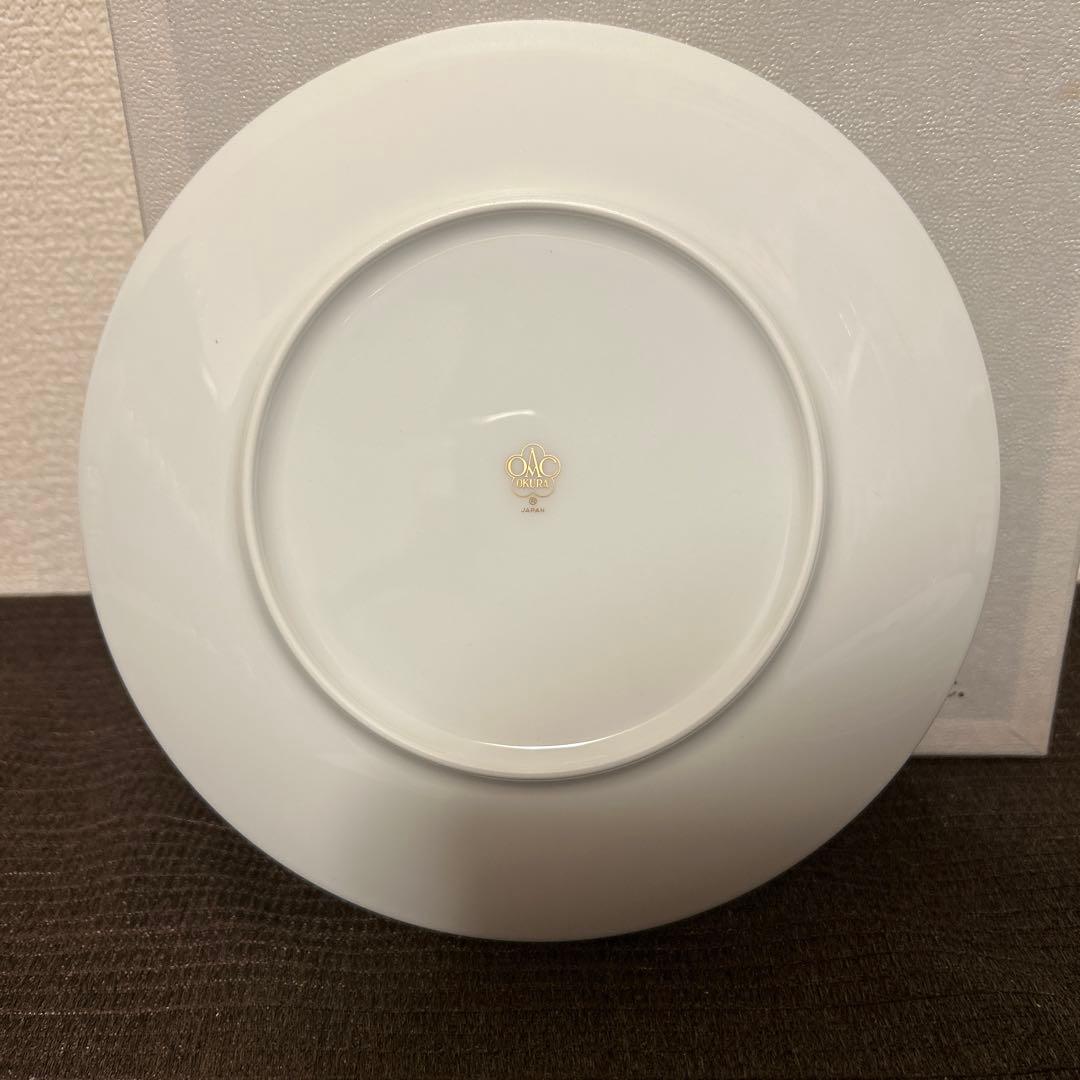 大倉陶園　ブルーローズ　デザートプレート　19.5cm 新品未使用