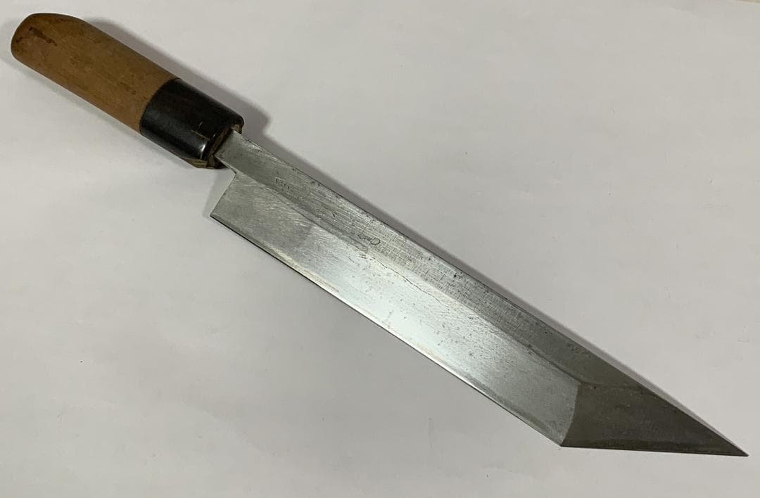 正千代 純日本鋼 正本系 鰻裂包丁 22cm